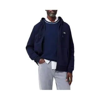 Lacoste Colorblock Full Zip Hoodie Dunkelblau - L