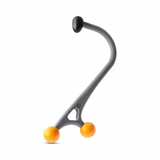 Triggerpoint Massage Apparaat - Accessoire AcuCurve Cane - Grijs / Oranje - 40 X 18 Cm - Spiermassage - Pilates - Yoga - Fitness