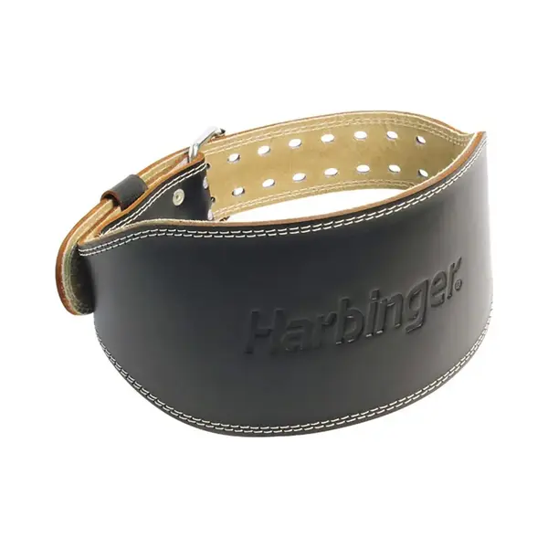 Harbinger - Pro Powerlift Riem - Gewichthefriem Van Leer - Maat L - 84 - 94 Cm - Zwart 10cm thumbnail