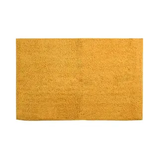 Msv Badkamerkleedje/badmat Tapijtje - Voor Op De Vloer - Saffraan Geel - 45 X 70 Cm - Polyester/katoen