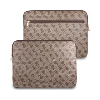 Guess 4G Uptown Laptop Sleeve - Geschikt Voor O.a. Notebooks (13") - Bruin