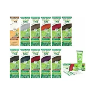 Herbal Time, Haarkleur, Henna Kleurcrème 100% Natuurlijk Haarkleurmiddel 75ml Gebruiksklaar