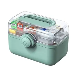 Home & Marker - Multi-Level Opbergbox Met Meerdere Compartimenten - Organizer Koffer 28x19x16cm - Boksara