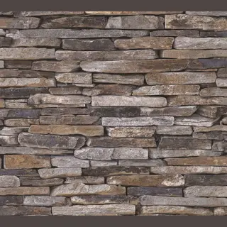 3D Leistenen Behang | Industrieel - Bruin Beige Geel - A.S. Création Elements 2