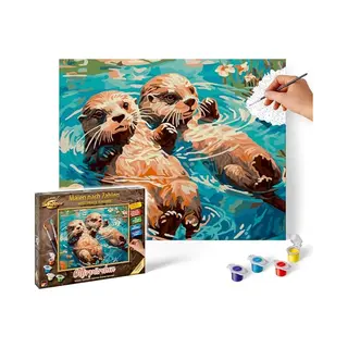 Schipper Otterpärchen Malen nach Zahlen