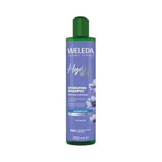 Weleda Haarshampoo HydraShine Feuchtigkeits-Shampoo Alpen-Lein, 250 Ml
