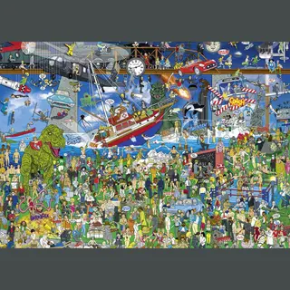 Heye 30098 - Puzzel Movie History - 2000 Stukjes - 96, 6 X 68, 8 Cm