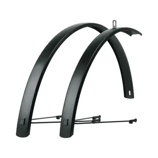 Sks Germany Blauwe Edge Al 46mm Aluminium Spatbord Set, Zwart