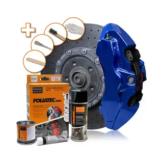 Foliatec Performance Remklauw Verf - Blauw Metallic - 3 Componenten