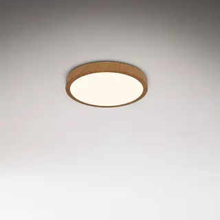 Briloner Led Ceiling Lamp Runa Wood Wood Look 3, 000 K Ø28cm