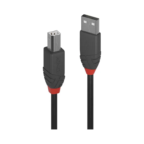 Lindy 36672 Usb Kabel Usb 2.0 1 m Usb A Usb B Schwarz thumbnail