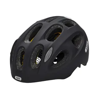 Abus Youn-I Mips Fietshelm - Maat M (52-57 Cm) - Velvet Black