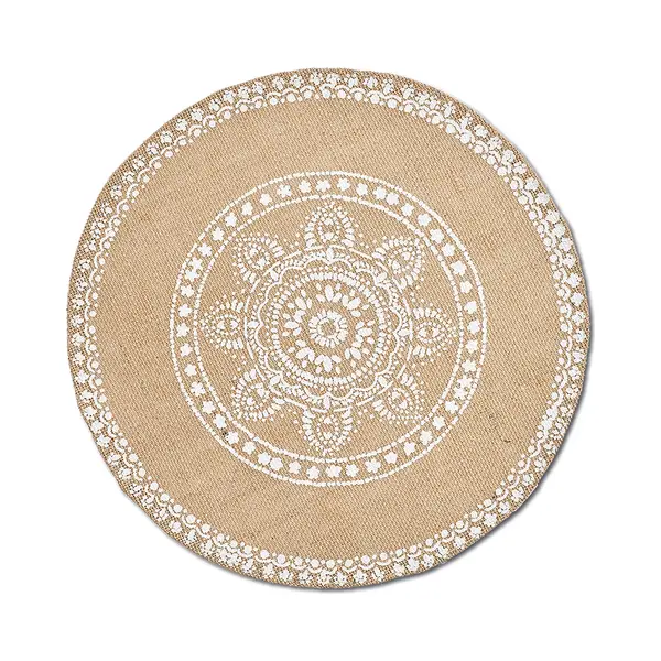 Zeller Present Mandala 1 stuk(s) Natuurlijk, Wit Linnen thumbnail