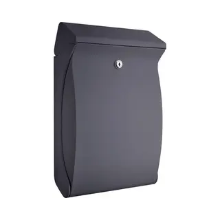 Burg Wächter Swing 4906 Ant Letterbox Plastic Anthracite Din C4 2 Keys