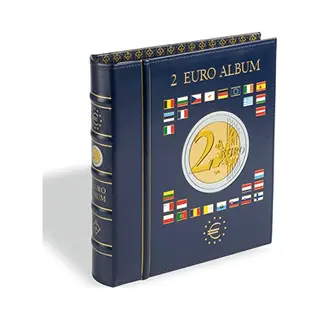 Leuchtturm Vista 2 Euro-Album-Set Inkl. 4 Muntbladeren + Beschermkarton
