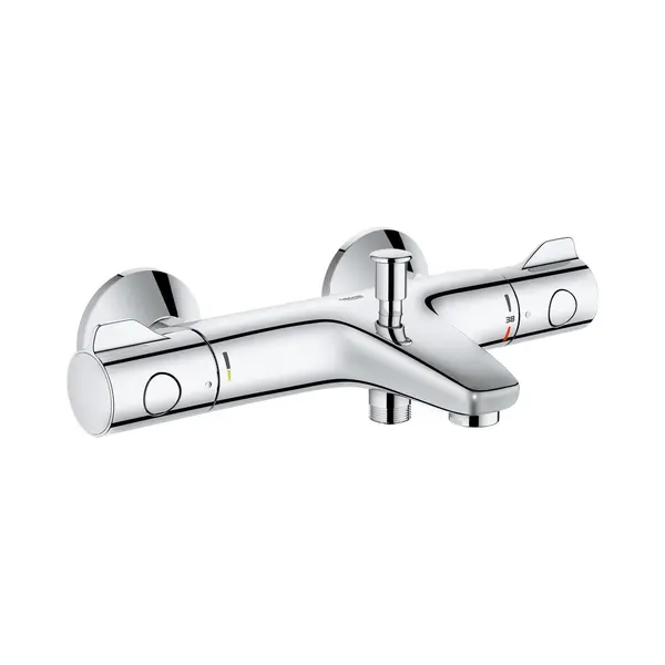 Grohe Wannen-Thermostat Grohtherm 800 1/2", Wandmontage, Chrom thumbnail