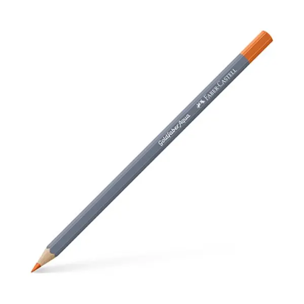 Faber Castell Goldfarber Aqua Aquarellstift Kadmiumorange Dunkel thumbnail