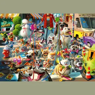 Ravensburger 12000876 puzzel Legpuzzel 1000 stuk(s) Stripfiguren