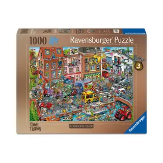 Ravensburger Ray's Comic Series - Time Travel 3 - Modern Time - 1000 Stukjes Legpuzzel