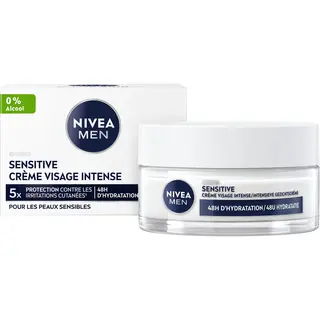 Nivea Men Sensitive Hydraterende Dagcrème - Moisturizer - Gezichtscrème Voor Gevoelige Huid - Met Kamille En Vitamine E - Alcoholvrij - 50 Ml