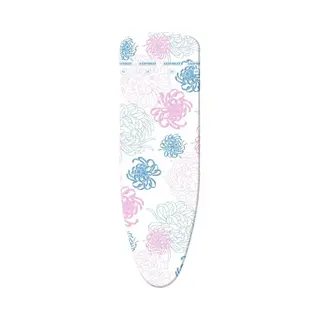 Leifheit Cotton Classic M Strijkplank gevoerde hoes Katoen Roze, Wit
