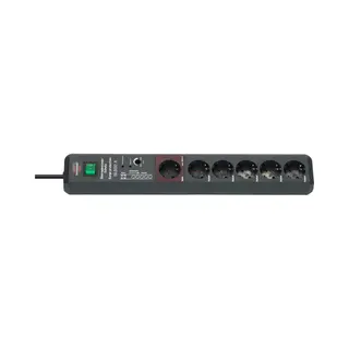 Brennenstuhl Secure-Tec 19.500A Anthrazit 6 Ac-Ausgänge 3 m