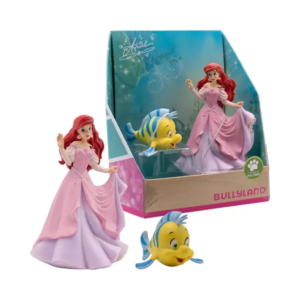 Bullyland 13437 Toy Set Walt Disney Ariel And Fabius, Lovingly Hand-painted Figures, Pvc-, Great Gift For Boys And Girls For Imaginative Play thumbnail