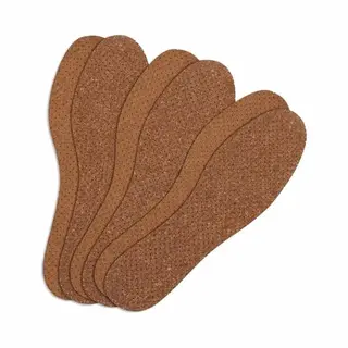 Bama Standard Buffalo Leather Fibre Insoles – 3 Pairs | Moisture-Absorbing, Breathable Perforated Inserts For Boots, Trainers, Sneakers And Loafers