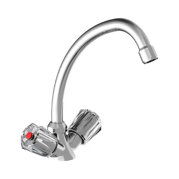 Schütte Spültischarmatur Duo Mix Niederdruck Armatur Küche, Schwenkbarer Wasserhahn, Mischbatterie thumbnail