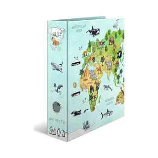 Herma Motif file A4 World Map