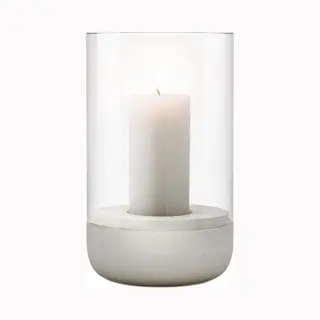 Blomus 65444 candle holder Concrete, Glass White
