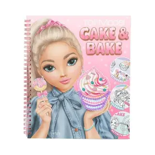 Depesche - TOPModel Cake & Bake Kleurboek Met Pailletten