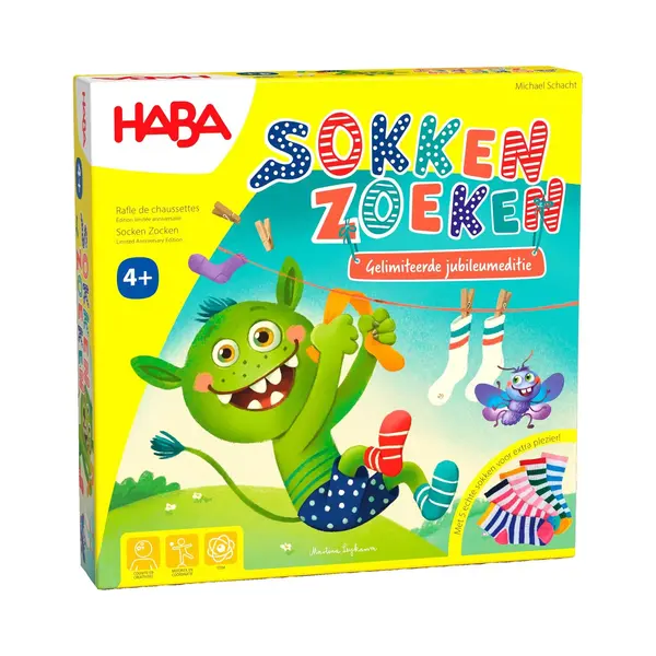 Haba | Bordspel Spel Sokken Zoeken Gelimiteerde Jubileumeditie thumbnail