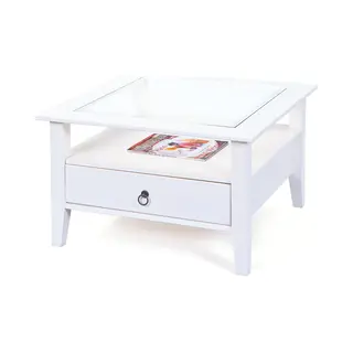 Interlink Provence 1 Kaffeetisch Quadratische Form 4 Bein(e)