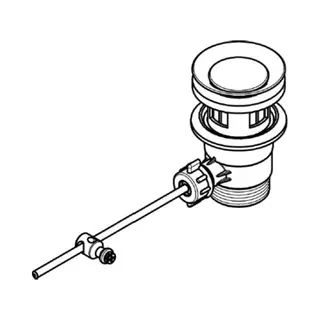 Hansgrohe Waste Garnituur 1/4 Inch Compleet Chroom