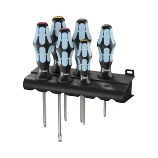 Wera 3334/3350/3355/6 Set Straight screwdriver