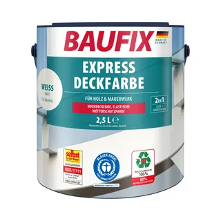 Baufix-Fixza Baufix Express Dekkende Lakverf Wit 2, 5 Liter