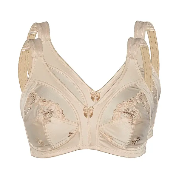 Sassa Damen Soft-bh Funktion Bh, Weiß (Puder 00400), 120 Eu thumbnail