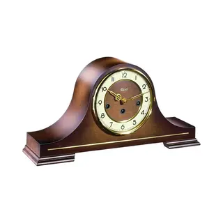 Hermle Tambour Mechanical Mantle Clock In Walnut And Westminster Chime 21092-030340