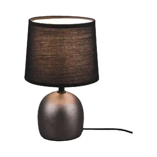 Trio Malu Tischleuchte E14 Schwarz, Nickel