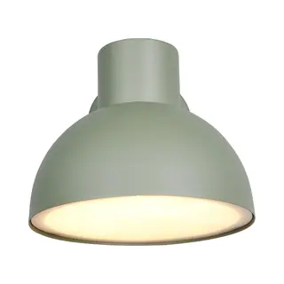 Trio Leuchten Außen Wandleuchte Elbe 262360115, Aluminium Druckguss Grün, Schirm Kunststoff, Exkl. 1x E27
