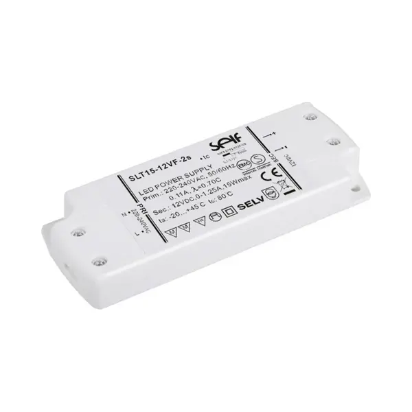 Self Electronics SLT15-12VF-2S Led-Trafo, Led-Treiber Konstantspannung 15W 1.25A 12 V/Dc Montage At thumbnail