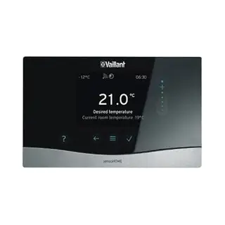 Vaillant SensoHOME 380 Modulerende Thermostaat, Artikelnummer 0020260943, Zwart