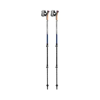 Leki Traveller Carbon Stöcke, Midnightblue-Dark Metallic, 90-130cm