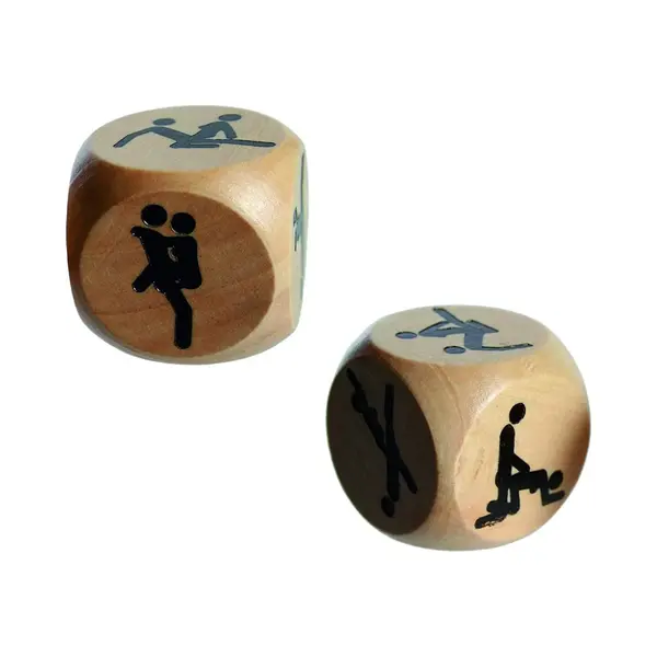Scala Selection Wooden Kama Sutra Dice - Sold Individually - Sex Games thumbnail