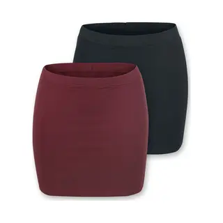 Red By Emp The Double Life Kurzer Rock Schwarz Bordeaux In Xl