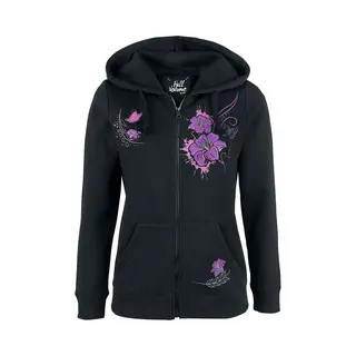 Full Volume By Emp Vest Met Capuchon - Freaking Out Loud - S Tot 5XL - Voor Vrouwen - Zwart