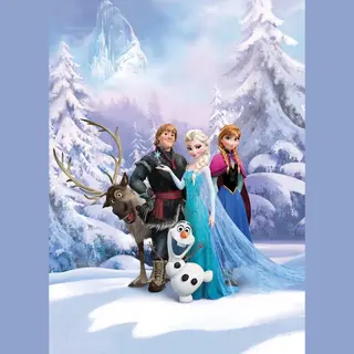 Komar Fotobehang - Frozen Winter Land 184x254cm - Papierbehang