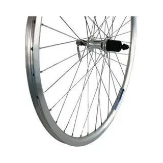 Roland Achterwiel 28 Uitval Cass 8v Alu V-profil Zilver