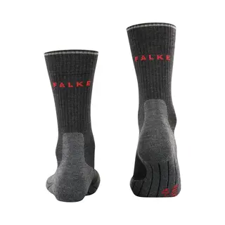 Falke TK2 Explore Wool Silk Medium Padding Wol Functioneel Materiaal Wandelsokken Heren Grijs - Maat 42-43
